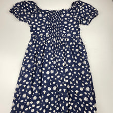 Load image into Gallery viewer, Girls KID, floral linen / viscose dress, wash fade, FUC, size 12, L: 75cm
