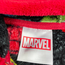 Load image into Gallery viewer, Boys Marvel, fleece dressing gown / bath robe, L: 60cm, GUC, size 3-4,  