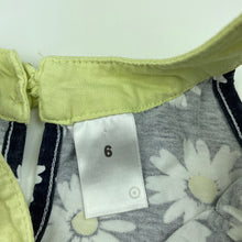 Load image into Gallery viewer, Girls Target, floral cotton casual dress, wash fade, FUC, size 6, L: 60cm