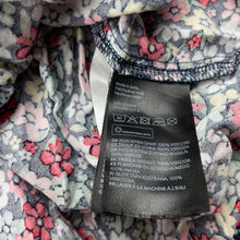 Load image into Gallery viewer, Girls H&amp;M, navy floral viscose dress, armpit to armpit: 30cm, FUC, size 5-6, L: 60cm