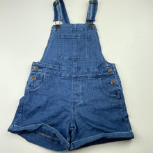 Load image into Gallery viewer, Girls Anko, stretch denim overalls / shortalls, GUC, size 6,  
