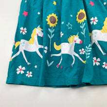 Load image into Gallery viewer, Girls stretchy, casual dress, unicorns, no labels, armpit to armpit: 27cm, EUC, size 2, L: 42cm
