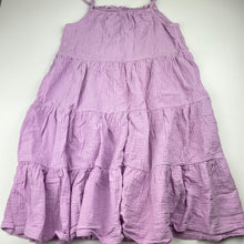 Load image into Gallery viewer, Girls KID, crinkle cotton casual summer dress, GUC, size 12, L: 76cm