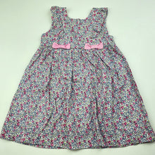 Load image into Gallery viewer, Girls Kaboosh, lightweight floral cotton dress, EUC, size 0, L: 42cm