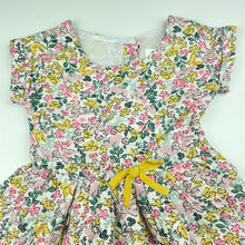 Load image into Gallery viewer, Girls Max, lined floral party dress, EUC, size 2-3, L: 50cm