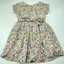 Load image into Gallery viewer, Girls Max, lined floral party dress, EUC, size 2-3, L: 50cm