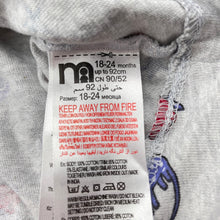 Load image into Gallery viewer, Girls Mothercare, grey cotton casual dress, EUC, size 2, L: 45cm