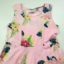Load image into Gallery viewer, Girls Mango, stretchy floral casual dress, FUC, size 12, L: 69cm