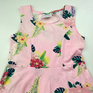 Girls Mango, stretchy floral casual dress, FUC, size 12, L: 69cm