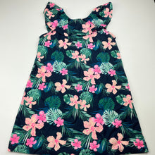 Load image into Gallery viewer, Girls Mango, floral casual summer dress, EUC, size 6, L: 59cm