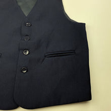 Load image into Gallery viewer, Boys navy, formal vest / wasitcoat, EUC, size 8,  