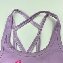 Load image into Gallery viewer, Girls purple, swim top, flamingo, FUC, size 4,  