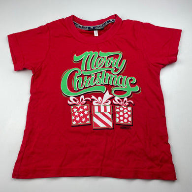 unisex HOXLEY AUSTRALIA, cotton Christmas t-shirt / top, GUC, size 6,  