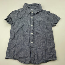 Load image into Gallery viewer, Boys Anko, linen / cotton short sleeve shirt, GUC, size 2,  