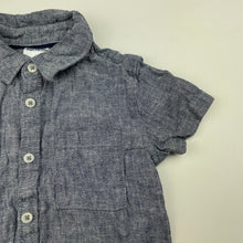 Load image into Gallery viewer, Boys Anko, linen / cotton short sleeve shirt, GUC, size 2,  