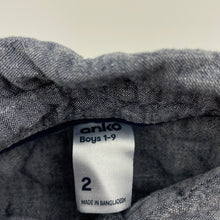 Load image into Gallery viewer, Boys Anko, linen / cotton short sleeve shirt, GUC, size 2,  