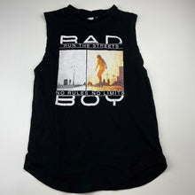 Load image into Gallery viewer, Boys Bad Boy, black cotton tank top, skateboard, EUC, size 12,  