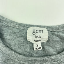 Load image into Gallery viewer, Girls Gem Look, stretchy long sleeve top, unicorn, FUC, size 2,  