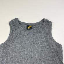 Load image into Gallery viewer, Boys Tilt, grey cotton singlet top, GUC, size 10,  