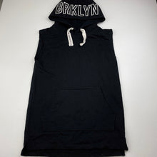 Load image into Gallery viewer, Boys B Collection, black sleeveless hooded top, EUC, size 10,  