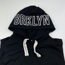 Load image into Gallery viewer, Boys B Collection, black sleeveless hooded top, EUC, size 10,  
