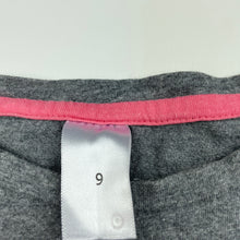 Load image into Gallery viewer, Girls Target, grey cotton t-shirt / top, sequins, GUC, size 9,  