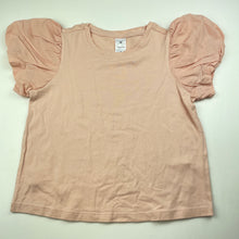 Load image into Gallery viewer, Girls Target, pink cotton puff sleeve top, EUC, size 8,  