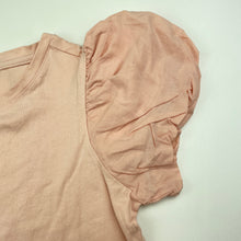 Load image into Gallery viewer, Girls Target, pink cotton puff sleeve top, EUC, size 8,  