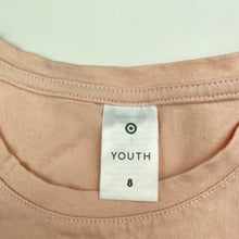 Load image into Gallery viewer, Girls Target, pink cotton puff sleeve top, EUC, size 8,  