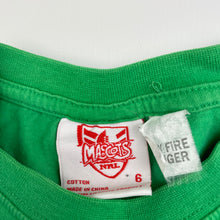 Load image into Gallery viewer, Boys NRL Mascots, Canberra Raiders cotton t-shirt / top, FUC, size 6,  