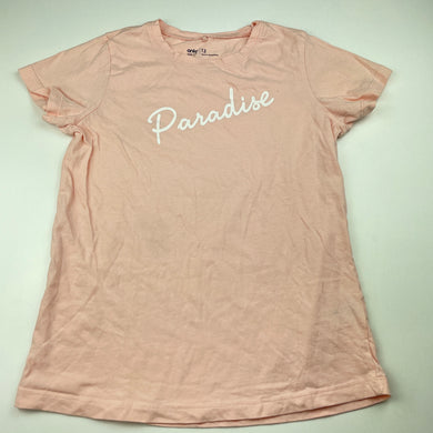Girls Anko, pink cotton t-shirt / top, EUC, size 12,  