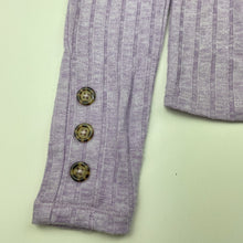 Load image into Gallery viewer, Girls KID, purple stretchy long sleeve top, EUC, size 12,  
