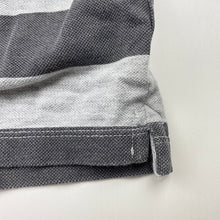 Load image into Gallery viewer, Boys Cotton On, grey stripe cotton polo top, GUC, size 7,  
