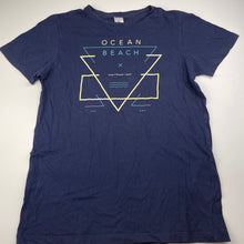 Load image into Gallery viewer, Boys Target, navy cotton t-shirt / top, EUC, size 16,  