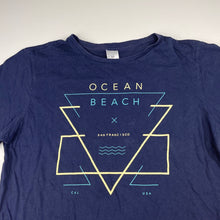Load image into Gallery viewer, Boys Target, navy cotton t-shirt / top, EUC, size 16,  