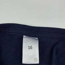 Load image into Gallery viewer, Boys Target, navy cotton t-shirt / top, EUC, size 16,  