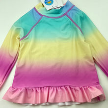 Load image into Gallery viewer, Girls Anko, UPF 50+ long sleeve rashie / swim top, NEW, size 2,  