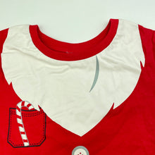 Load image into Gallery viewer, unisex Christmas, cotton t-shirt / top, no labels, armpit to armpit: 30cm, GUC, size 4,  