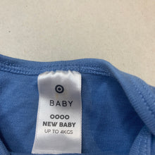 Load image into Gallery viewer, Boys Target, blue cotton romper, EUC, size 0000,  
