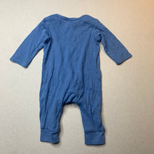 Load image into Gallery viewer, Boys Target, blue cotton romper, EUC, size 0000,  