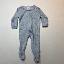 Load image into Gallery viewer, Girls Baby Berry, pointelle cotton zip coverall / romper, EUC, size 0000,  