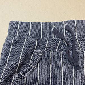 Boys Anko, striped cotton shorts, elasticated, GUC, size 00,  