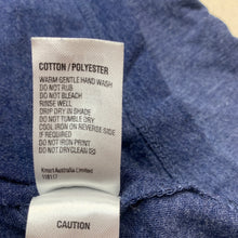 Load image into Gallery viewer, Girls H&amp;T, navy long sleeve top, sequins, GUC, size 1,  