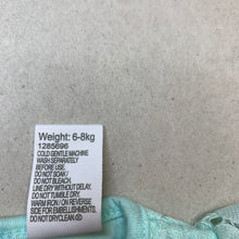 Load image into Gallery viewer, Girls Baby Berry, aqua floral lace romper dress, EUC, size 00,  