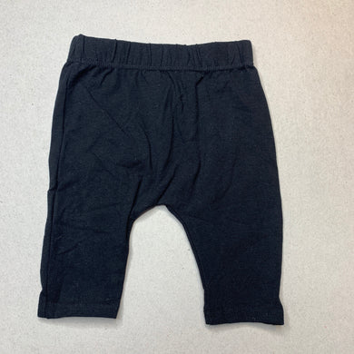 Girls Baby Berry, black stretchy leggings / bottoms, EUC, size 000,  