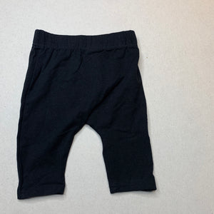 Girls Baby Berry, black stretchy leggings / bottoms, EUC, size 000,  