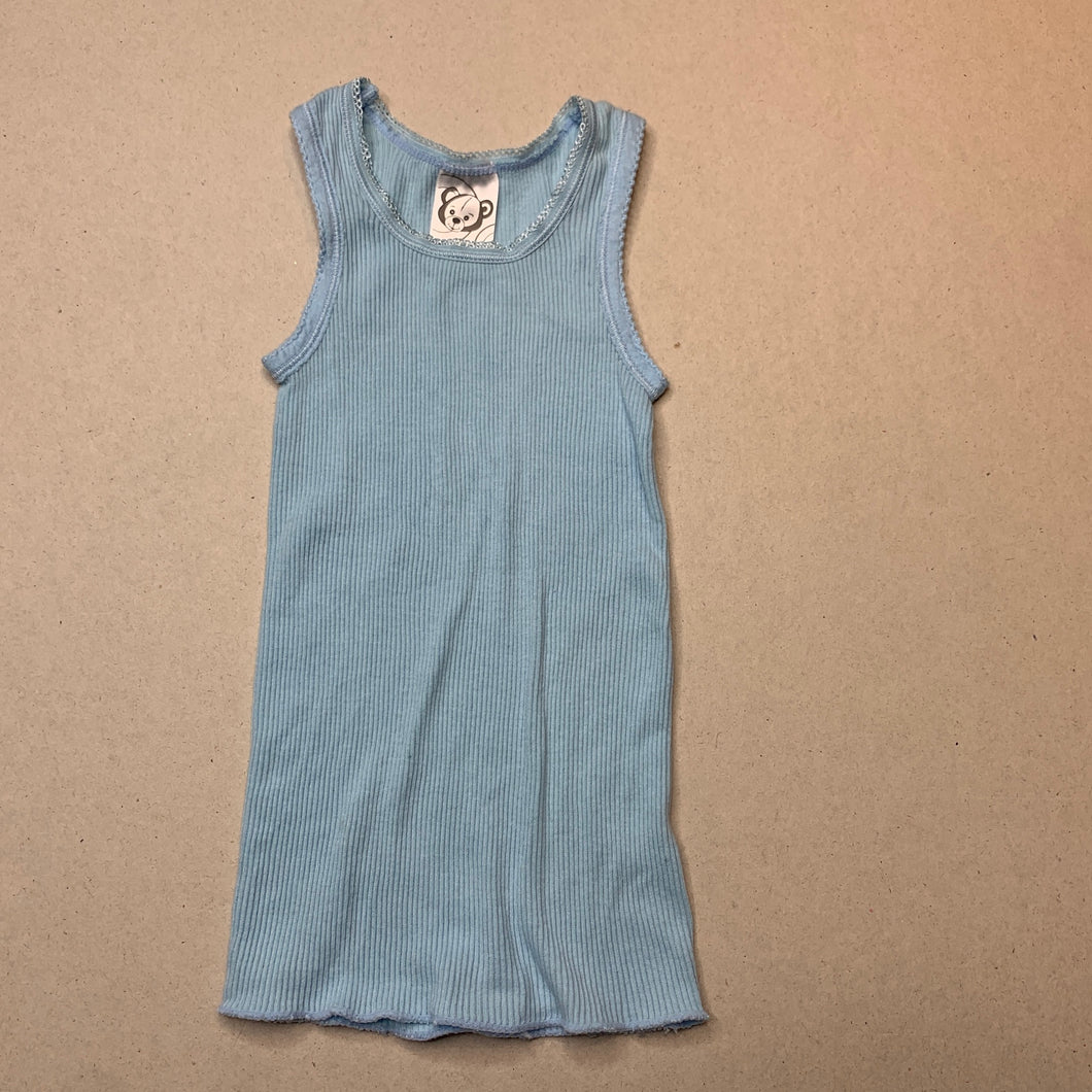 unisex Target, ribbed cotton singlet top, EUC, size 00,  