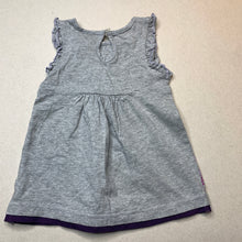 Load image into Gallery viewer, Girls Kids Stuff, floral cotton casual dress, GUC, size 0, L: 35cm