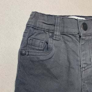 Boys Breakers, grey stretch cotton shorts, adjustable, FUC, size 0,  