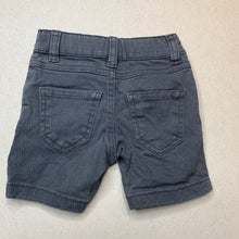 Load image into Gallery viewer, Boys Breakers, grey stretch cotton shorts, adjustable, FUC, size 0,  